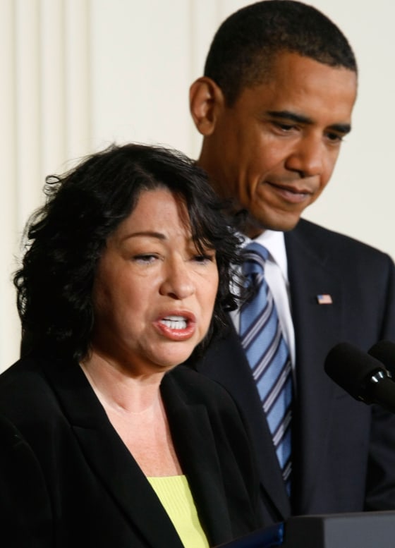 Image: President Obama and Sonia Sotomayor