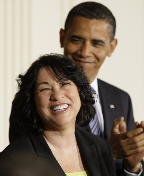 Image: Barack Obama, Sonia Sotomayor