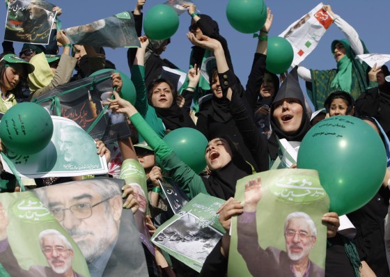 Image: Iran election rally
