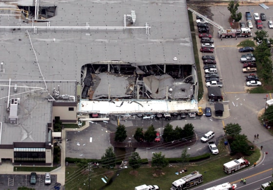 Image: Garner, NC building collapse