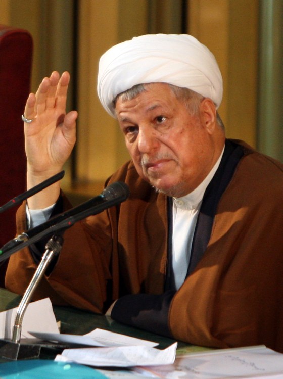 Image: Former Iranian president Akbar Hashemi Rafsanjani