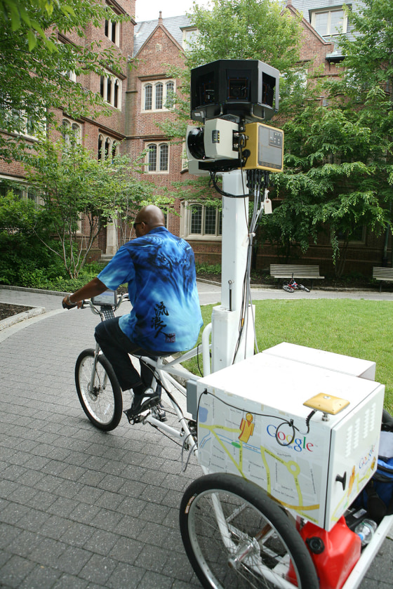Image: Google camera on tricycle