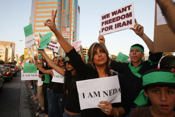 Image: Iranian-American Protestors