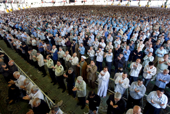 Image: Iranian cleric Ahmad Khatami delivers a sermon during Friday prayers in Tehran