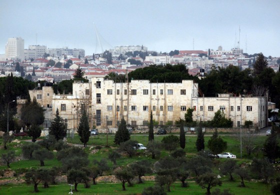 Image: Disputed old Shepherd Hotel in East Jerusalem