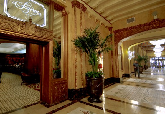 Image: inside the Roosevelt Hotel