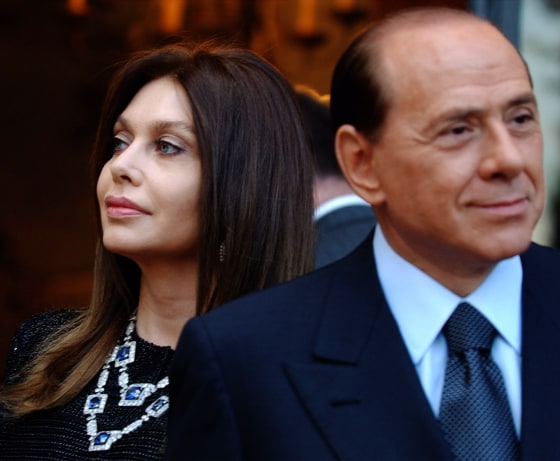 Image: Silvio Berlusconi, Veronica Lario