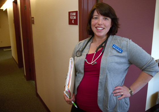 Image: Health worker Megan McGilvray