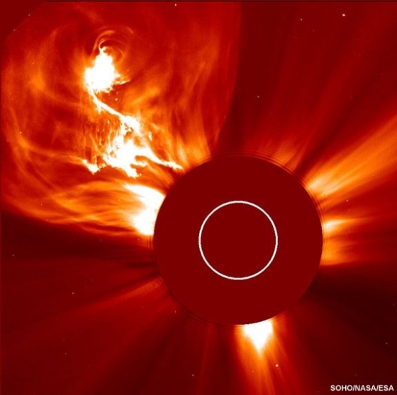 Image: coronal mass ejection