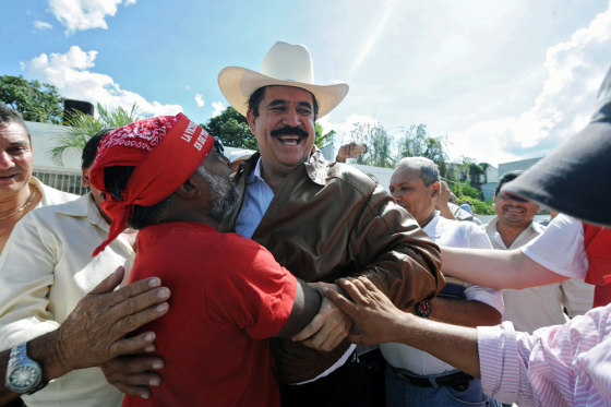 Image: Ousted Honduran President, Manuel Zelaya