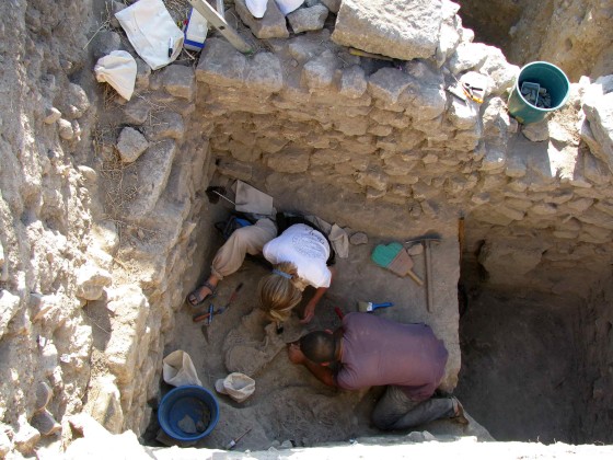Image: Remains of a man and a woman believed to have died in 1,200 B.C.