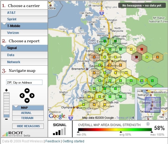 Crowdsourcing digital signal strength