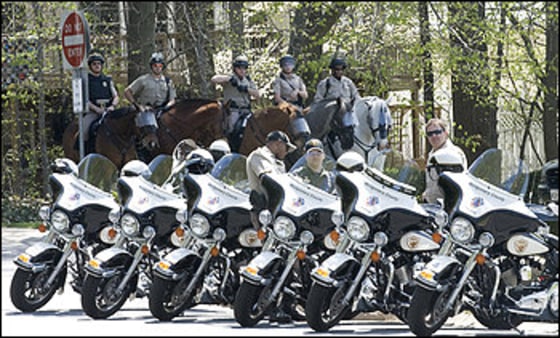 In the wake of the economic crisis, pension funds for police officers and other public employees have been battered and face a long recovery, experts say. Maryland's portfolio, for instance, has dropped by 20 percent.