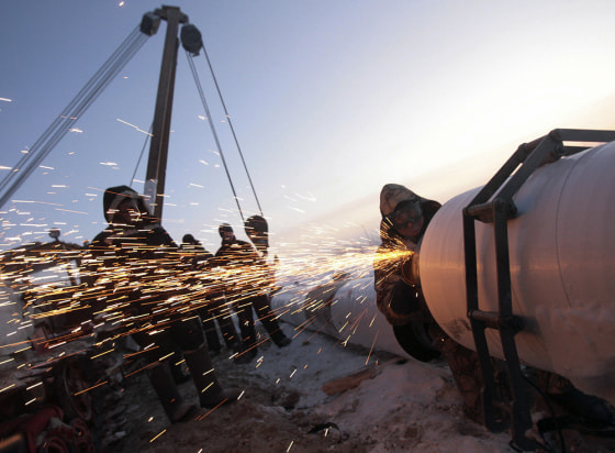 Image: Gas pipeline in Russia