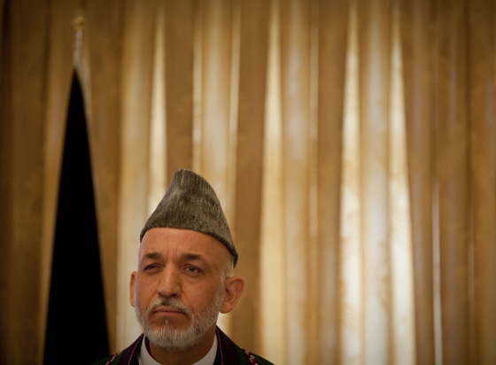 Image: Karzai Defends Afghan Vote At Press Conference