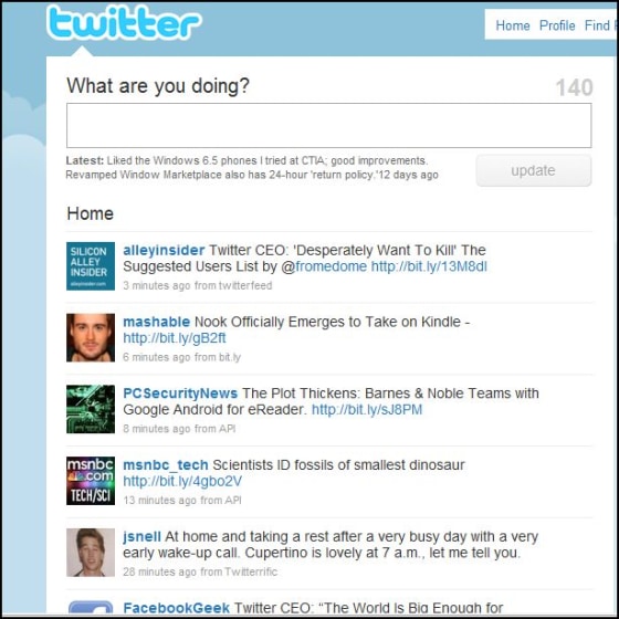 Image: Twitter screen