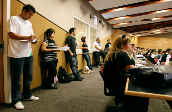 Image: college students