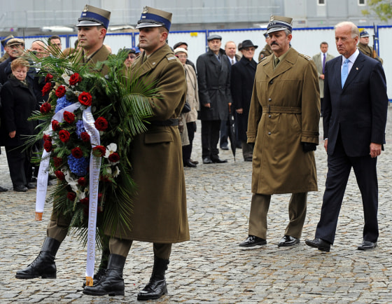 Image: Joe Biden in Warsaw
