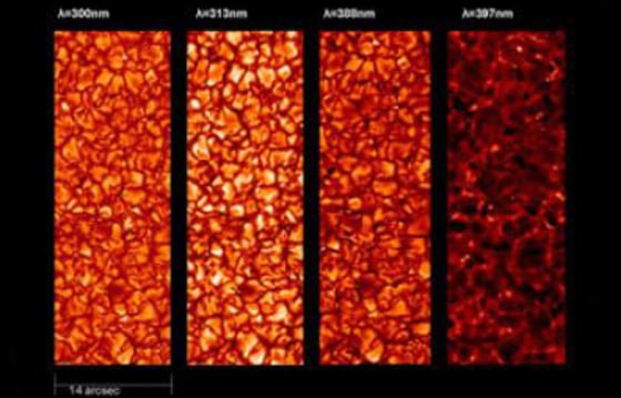 Image: Sunrise telescope images