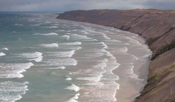 Lake Superior's shoreline includes this stretch of the Grand Sable Dunes Pictured Rocks National Lakeshore.