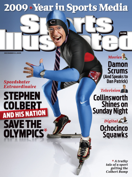 Image: Stephen Colbert on Sports Illustrated