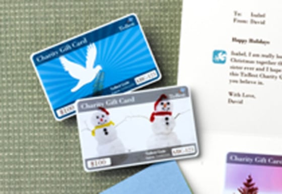 TisBest.org expects to sell more than 30,000 cards this year. The cards can be loaded with any amount of money between $10 and $5,000. 