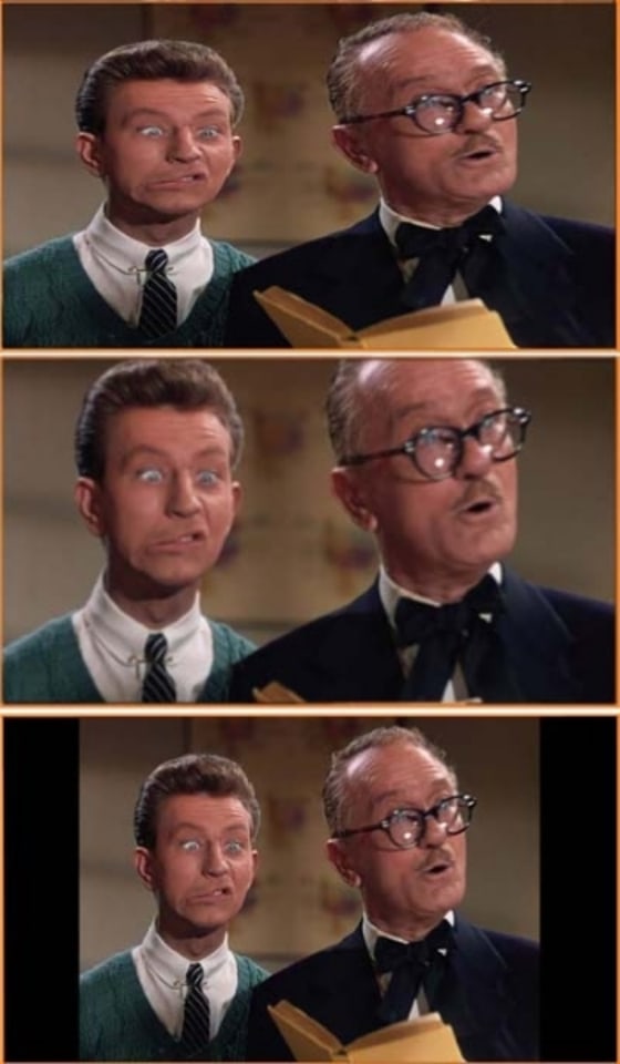 Image: Three variations of 4:3 aspect ratio display on HDTV