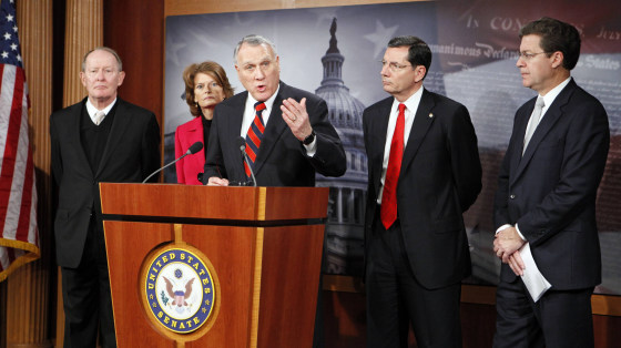 Image: Jon Kyl, Lamar Alexander, Lisa Murkowski, John Barrasso, Sam Brownback