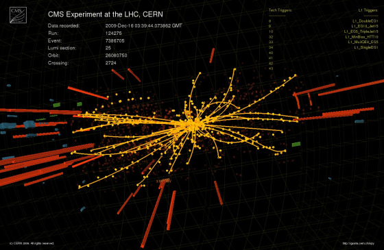 Image: LHC run