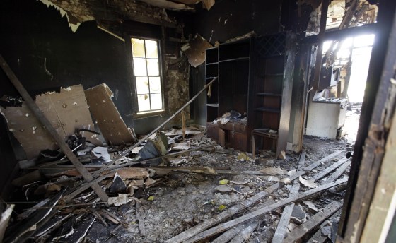 Image: Home destroyed by fire