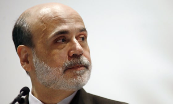 Image: File image of Federal Reserve Chairman Bernanke speaking during a presentation at the American Economic Association conference in Atlanta