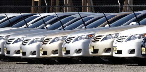 Image: Toyotas withdrawn for sale