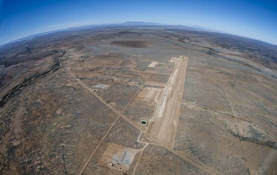 Image: New Mexico's Spaceport America under construction