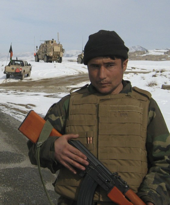 Image: Afghan National Army soldier