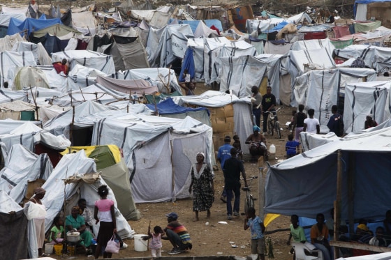 Image: Camp in Haiti