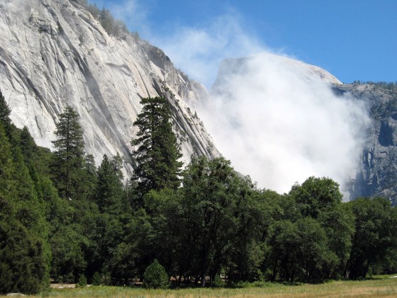Image: Yosemite rock slide