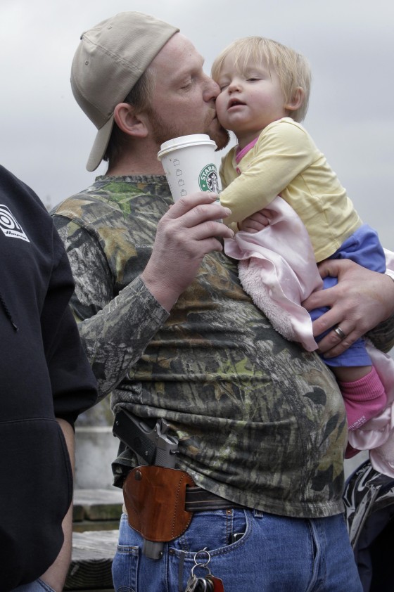 Image: Dement and daughter