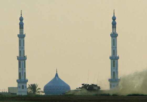 Image: Israeli tank is seen at the Gaza Strip
