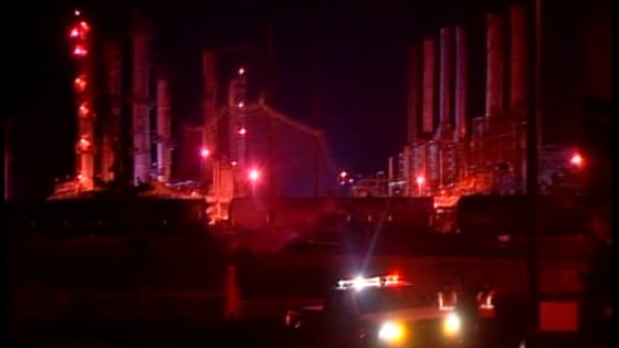 Scene at Tesoro refinery in Anacortes, Wash., after an explosion and fire Friday. 