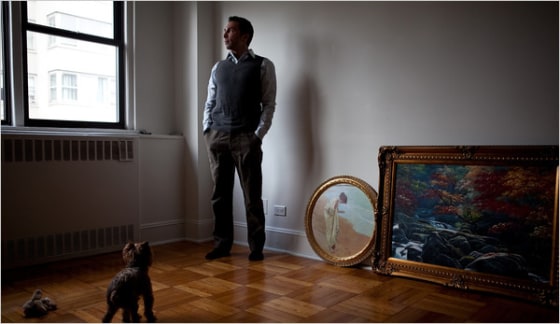 Robert Pardi Jr. in the apartment he shared with his wife, who died in his arms. “I would have loved to say goodbye,” he said.