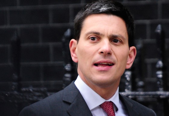 Image: Britain's Foreign Secretary David Miliband arrives at 10 Downing Street in London