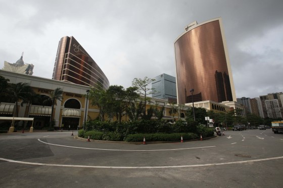 Image: Wynn Encore Macau, right, and the Wynn Macau