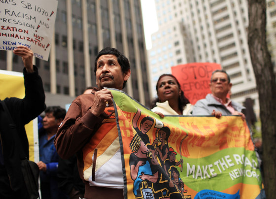 Image: Activists Demonstrate Against Arizona's New Controversial Immigration Law