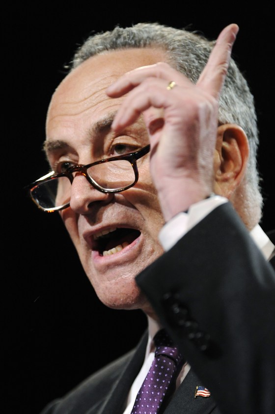 Image: Schumer addresses the American Israel Public Affairs Committee (AIPAC) annual policy conference in Washington