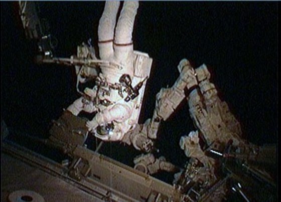 Image: Spacewalker Stephen Bowen