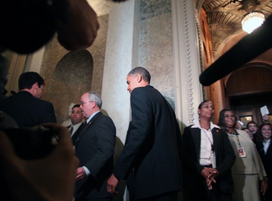 Image: Barack Obama, Terrance Gainer