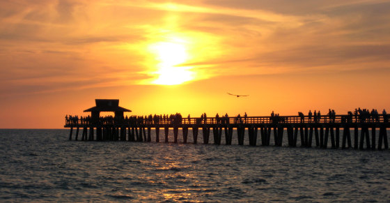 Collier County, Fla., which includes the city of Naples tops the list of where the rich are relocating.