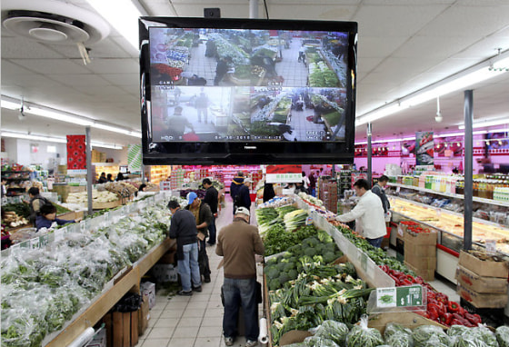 Image: Grocery store security camera
