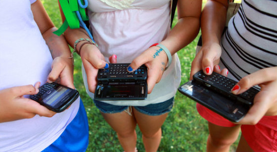 Image: Students at Benjamin Franklin Middle School in Ridgewood, N.J.