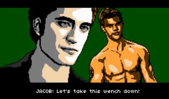 Using all the latest technology, Benny and Rafi Fine — better known as The Fine Brothers — have turned a dreadful vampire drama into a dreadfully amusing vampire game called "8-Bit Twilight."